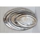 Plat ovale en inox 40 cm