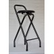 Tabouret haut noir pliant