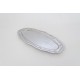 Plat dentelé en inox 60 cm