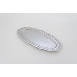 Plat dentelé en inox 60 cm