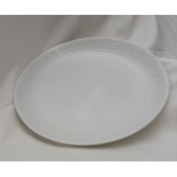 Plat tajine blanc 40 cm 