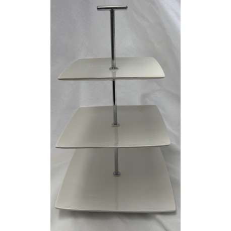 Présentoir 3 E  porcelaine 
