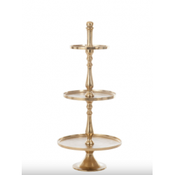 Grand présentoir doré