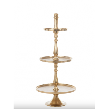 Grand présentoir doré