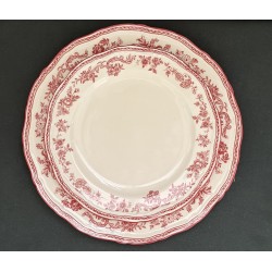 Assiette Zara 27 cm bordeaux 